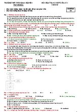 Đề kiểm tra Giữa học kì I môn Tin học Lớp 10 - Mã đề 101 - Trường THPT Trần Khai Nguyên (Có đáp án)